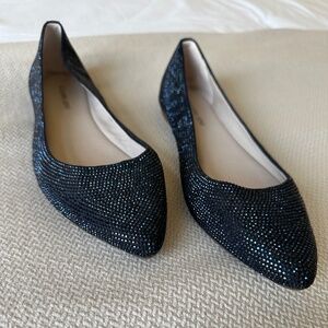 Gianni Bini navy beaded flats size 9